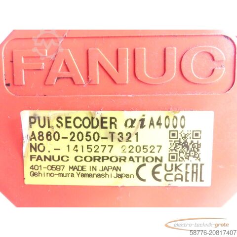 Steuerung Fanuc A06B-2218-B000 AC Servomotor SN: C226F1A4A mit Pulsecoder A860-2050-T321