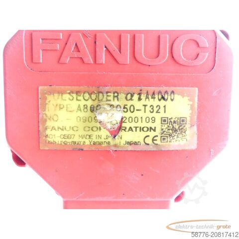 Steuerung Fanuc A06B-2218-B000 AC Servomotor SN: C301F26F4 mit Pulsecoder A860-2050-T321