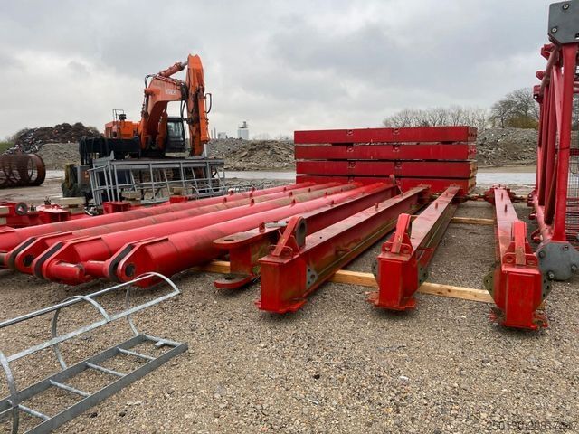 Hochbaukran Kroll K1500L 125To. voll Ausgestattet