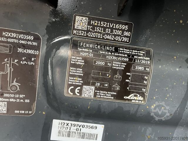 LPG Forklifts Linde H20T-01