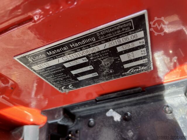 Niederhubwagen Linde MT12