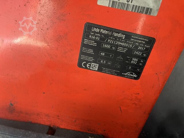 Schubmaststapler Linde R16-01