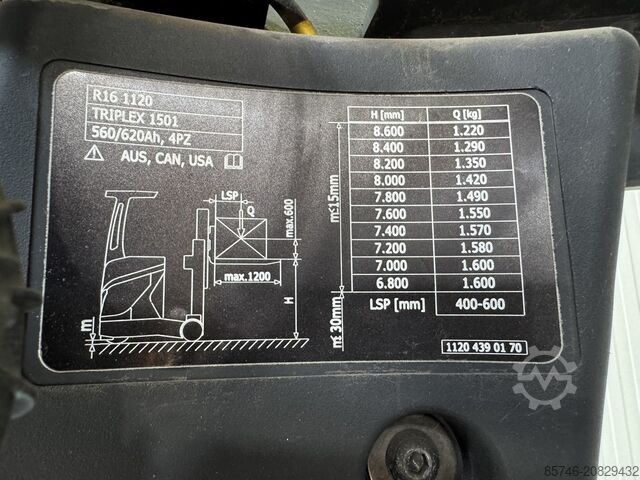 R 16 - * Triplex FFL !! KÜHLHAUS ** LINDE R 16 -  * Triplex FFL !! COLDSTORE **