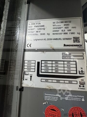EKS 412 S - Drahtführung !! PSA !! Triplex FFL !! JUNGHEINRICH EKS 412 s - Wire Guidance !! PSA !! Triplex FFL !!