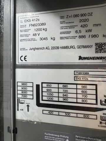 EKS 412 S - Drahtführung !! PSA !! Triplex FFL !! JUNGHEINRICH EKS 412 s - Wire Guidance !! PSA !! Triplex FFL !!