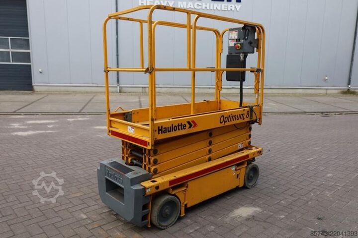 Scissor lift Haulotte Optimum 8 As-Is, Electric, 7.77m Working Height, 2