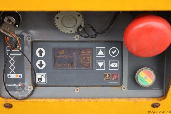 Scissor lift Haulotte Optimum 8 As-Is, Electric, 7.77m Working Height, 2
