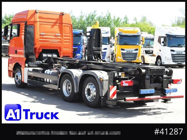 Roll-off tipper truck MAN TGA 26,400 XXL, Silosteller, Intardfer