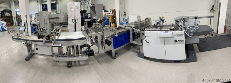 Creasing and folding machine Heidelberg Stahlfolder + Popp Maschinenbau SRT + MWS