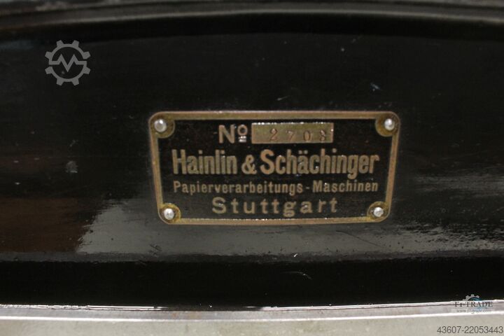 Manuelle Rillmaschine - Perforiermaschine / manuel Creasing - Perforation machine Halin & Schächinger CP