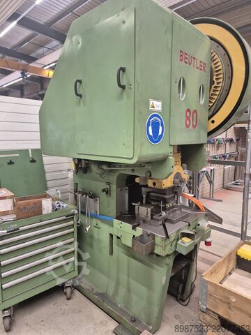 Eccentric press E. Beutler A.G. Maschinenfabrik PD 80 Typ LK80