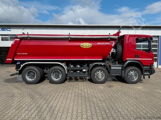 Kipper LKW SCANIA P 420 8x4 Kipper Meiller 18,5m3 Euro 6
