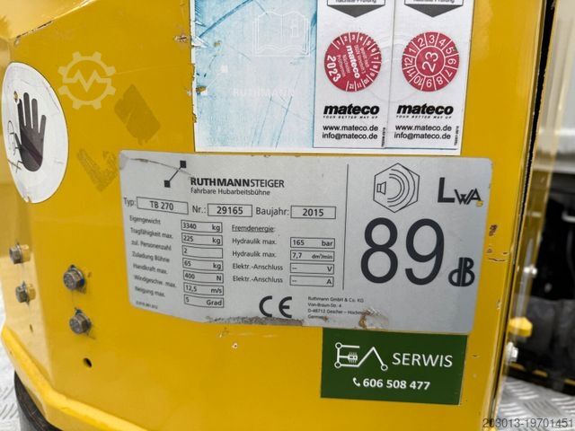 Lkw-Arbeitsbühne NISSAN Cabstar 4x2 Ruthmann Steiger TB 270