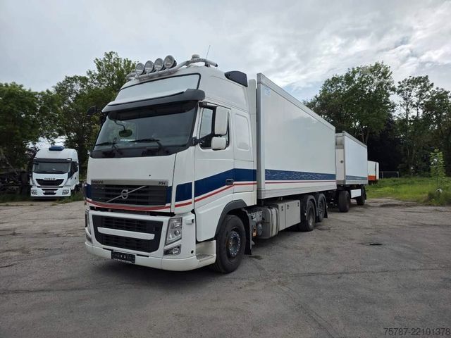 Refrigerated truck VOLVO FH 480 Kühler mit Kühlanhänger, LBW+Türen