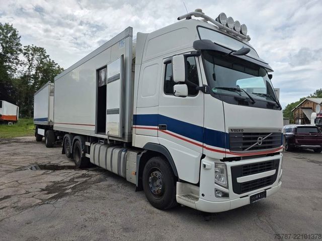 Refrigerated truck VOLVO FH 480 Kühler mit Kühlanhänger, LBW+Türen