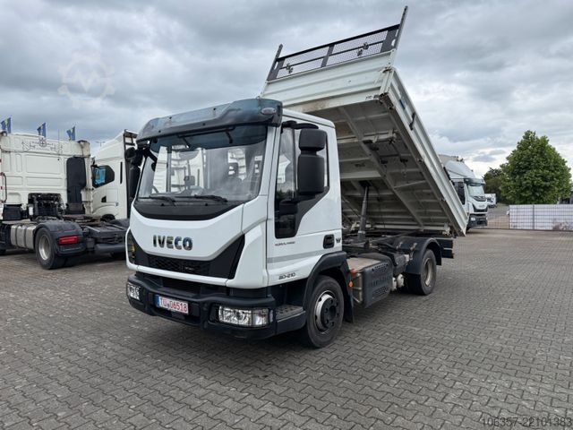 Tipper van IVECO Eurocargo 80E21K Meiller Dreiseitenkipper AHK