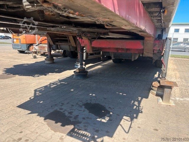Tipper semitrailer  Reiling  Kran Epsilon 130L07
