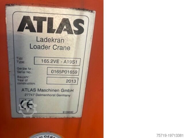 Garbage truck DAF 85.460 + Kraker Waalking Floor/Kran