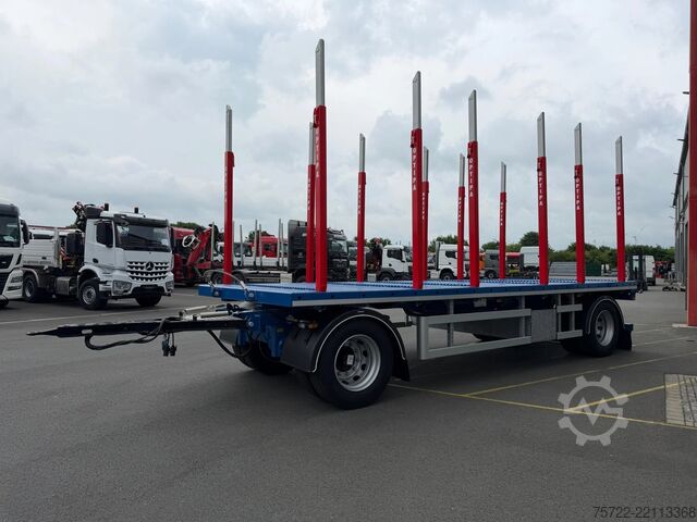 Holztransporter PAVIC HPA 27 68Z / Plattform 3-Achser  Blatt-Federung...