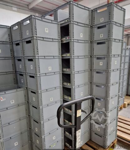 Stacking box AUR, TBA plast KTL, BOX, EG6442, EB6442, EB4327, SLK 43