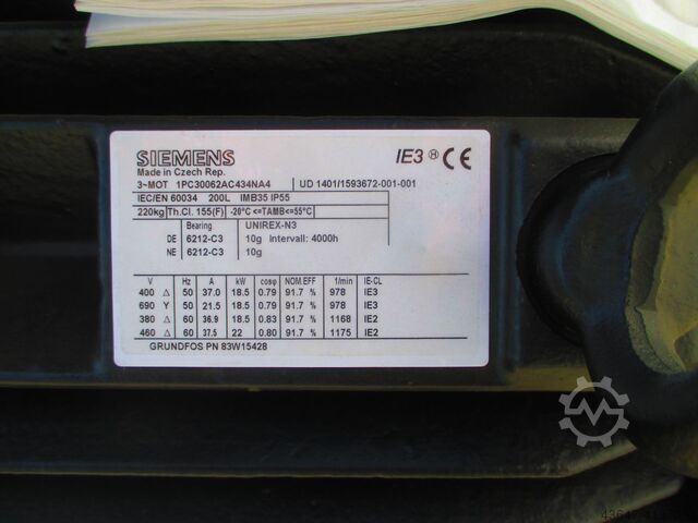 Electric motor Siemens IE3