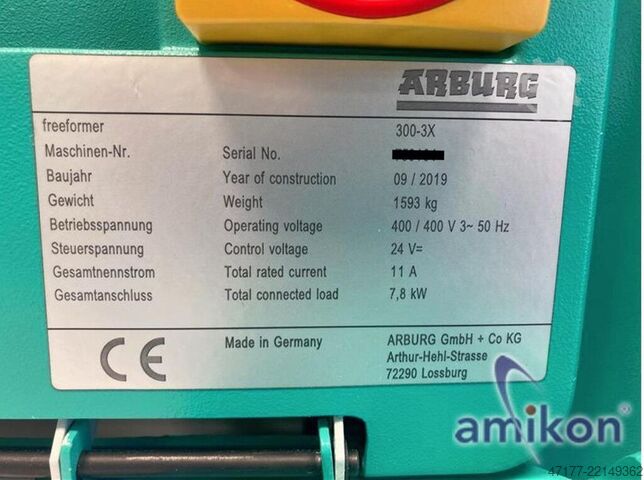 3D Drucker Freeformer AKF Arburg 300-3X