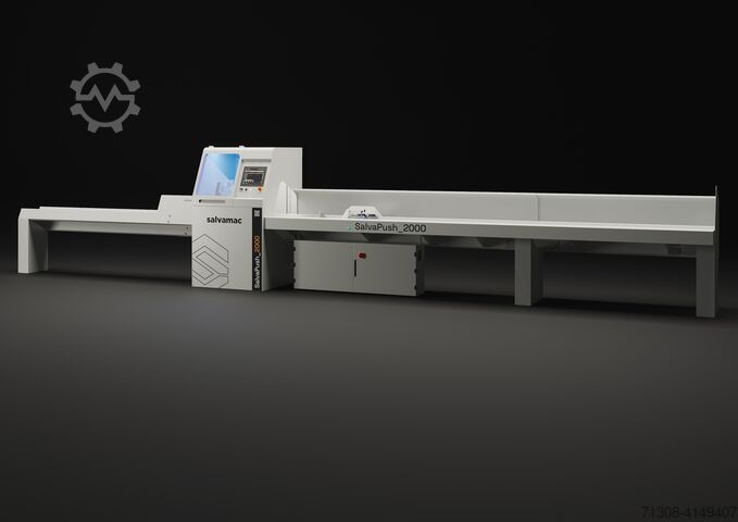 Innovative optimizing cross-cutting saw SALVAMAC NEW SALVAPUSH 2000