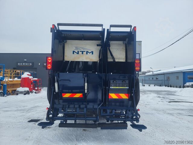 Garbage truck Mercedes-Benz Econic 2630 6x2 dwukomorowa, two chamber