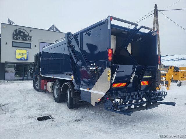 Garbage truck Mercedes-Benz Econic 2630 6x2 dwukomorowa, two chamber