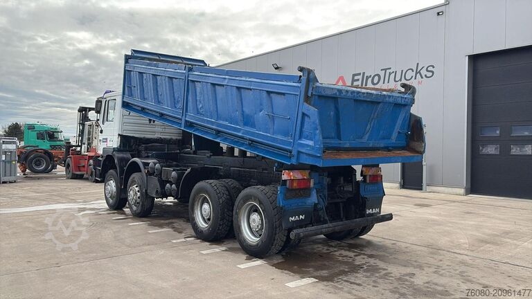 3-way tipper MAN 35.414 (6 CYLINDER / 8X6 / BIG AXLES / STEEL SU...