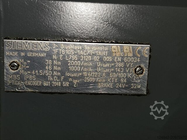 Elektromotor Siemens 1FT6105-1AC71-1AH1