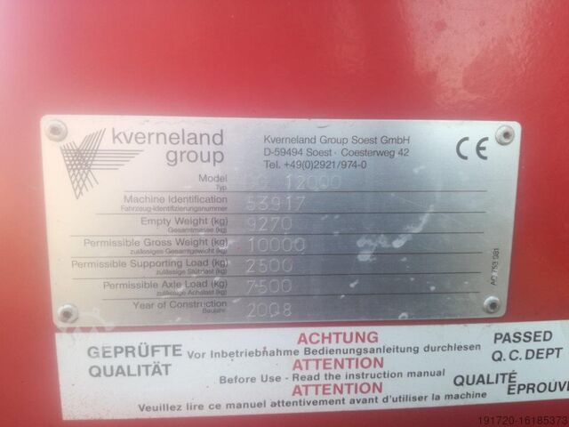 Sonstige Geräte Kverneland DG 12000