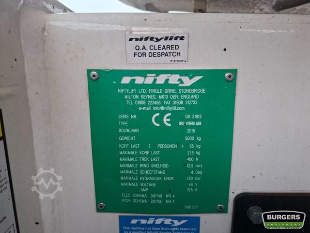 Articulated boom lift Niftylift HR17 Hybrid