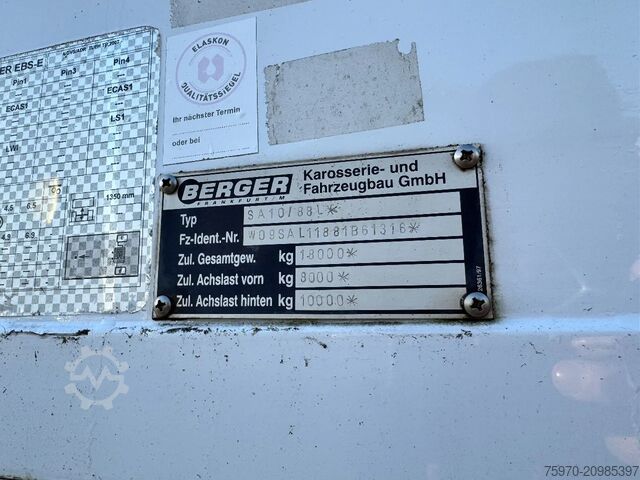 Suitcase Berger 1xBPW CITY-TRAILER + DHOLLANDIA