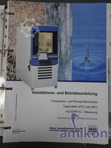 Temperature cabinet 990 liters Weiss WT3-1000/40 -40°C bis +180°C