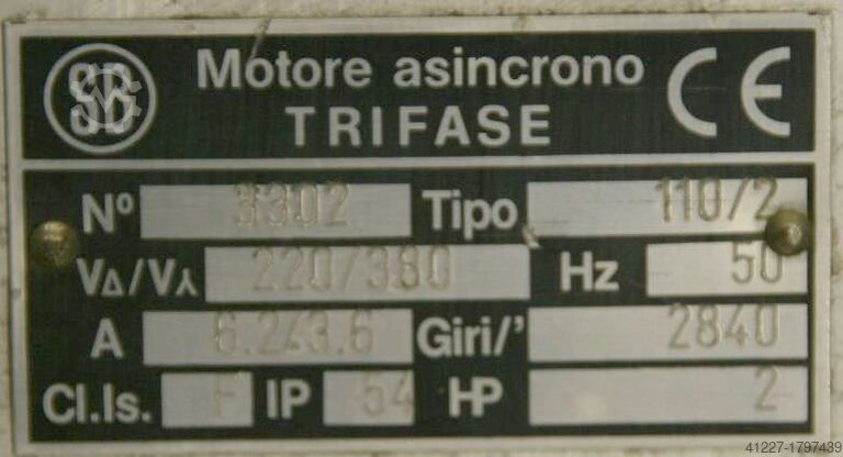Fräsmotor für Kantenbearbeitungsmaschinen SB 110/2