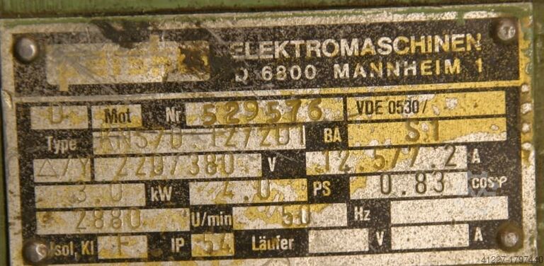 Milling motor for edge processing machines Perske KNS 70.12/201