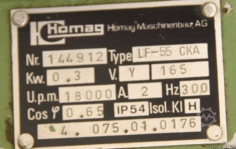 Fräsmotor für Kantenbearbeitungsmaschinen Homag LF-55 CKA