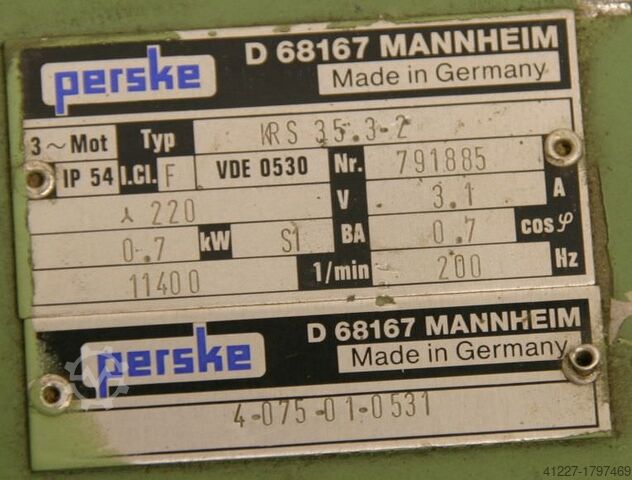 Fräsmotor für Kantenbearbeitungsmaschinen Perske KRS 35.3-2