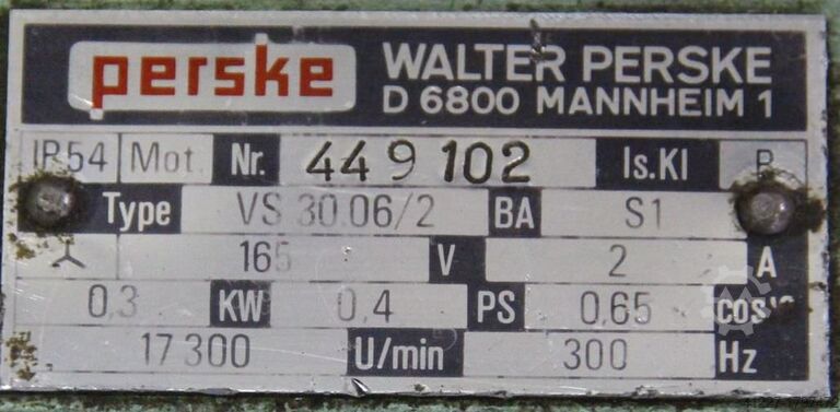 Fräsmotor für Kantenbearbeitungsmaschinen Perske VS 30.06-2