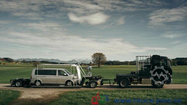 Low loader trailer Gloria Spezial Tiefbett für TV & Film + MB Arcos 2143