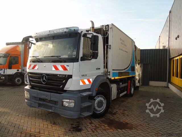 Refuse collection vehicle Mercedes-Benz Axor 1829 + system operational + euro 5