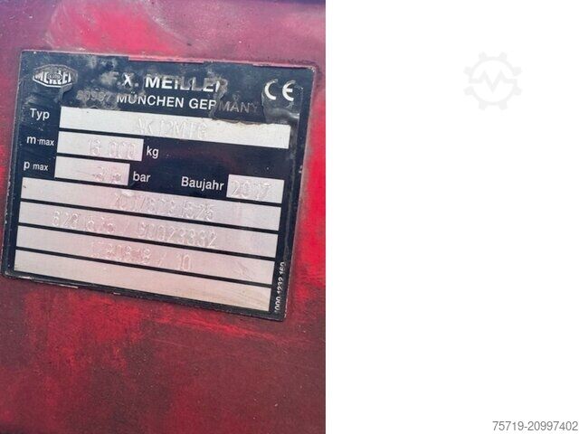 Skip truck MAN 18.460 TGS 4x4