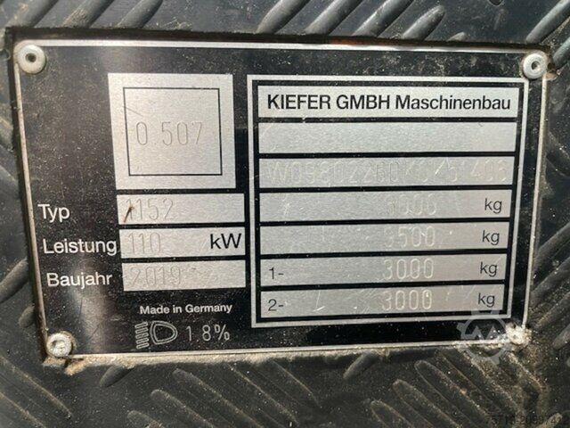 Tipper van Kiefer Boki 1152 Kipper 4x4