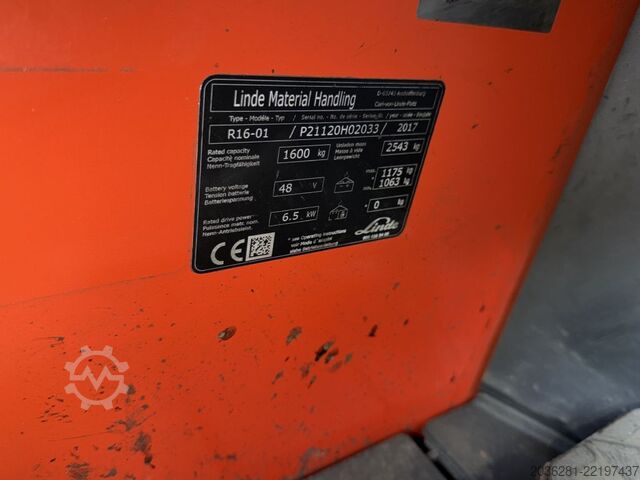 Schubmaststapler Linde R16-01
