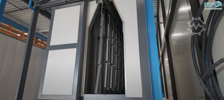 ⭐3-filter powder coating booth for professionals Proton MATBOOTH.FT.3-L