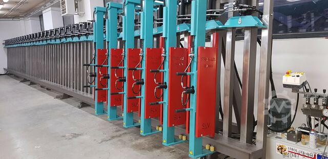 Presses for edge profile glueing wood stroj&les cerknica slv 6000 x 1200 x160