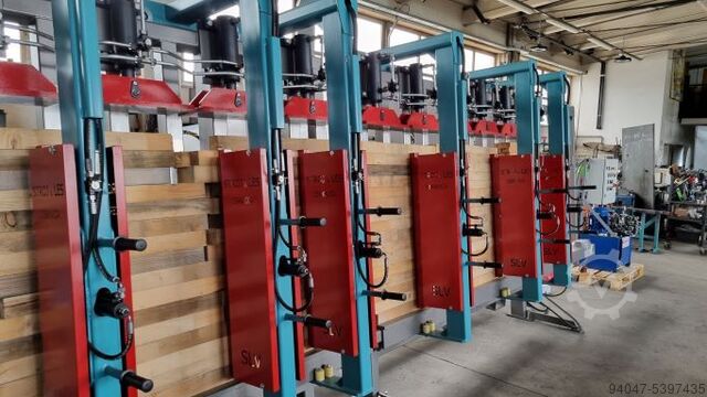 Presses for edge profile glueing wood stroj&les cerknica slv 6000 x 1200 x160