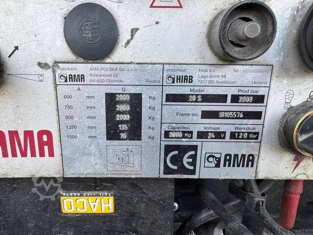  Groenewegen 1-Asser / Tail Lift / TUV: 12:-2026 / NL Trailer