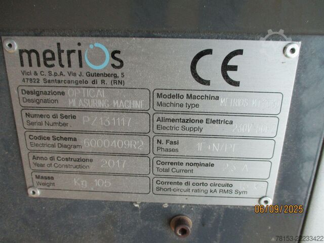 Optical Measuring Machine Metrios MT11080